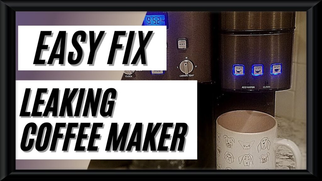 Coffee Machine Leaking Water? Find the Cause by Where It’s Leaking